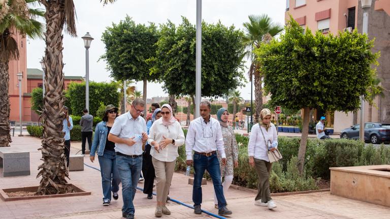 peserta di laboratorium urbanshift marrakech